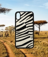 calf hair zebra leather case